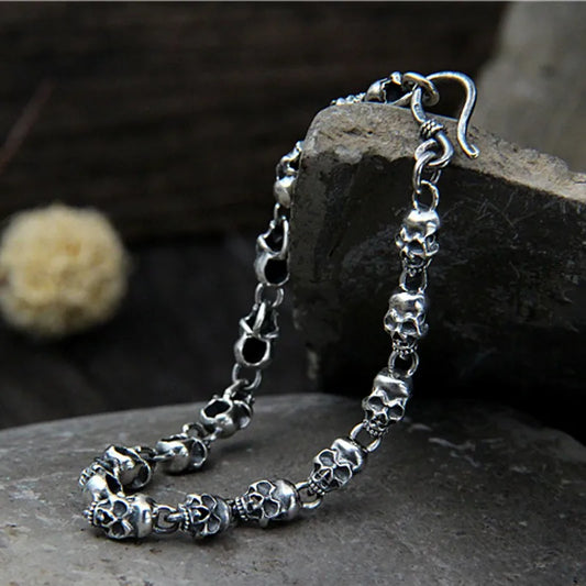 Viking Souls Chain Statement Necklace – 925 Sterling Silver