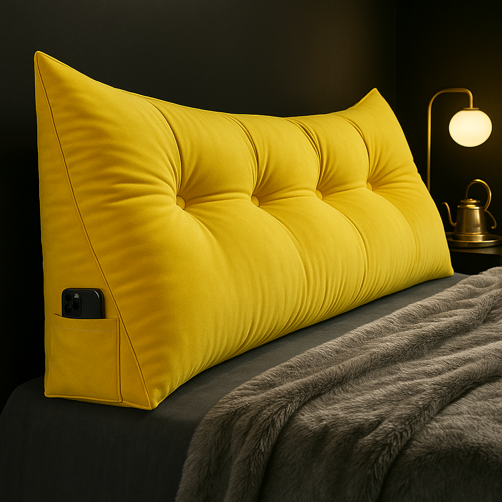 Large Bed Wedge Pillow | Angled Foam Support