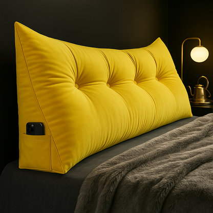 Large Bed Wedge Pillow | Angled Foam Support
