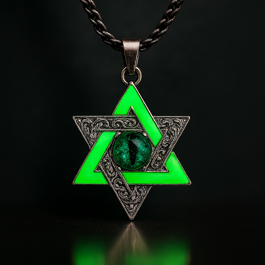 Hexaether Sigil - Nightglyphs Luminescent Necklace
