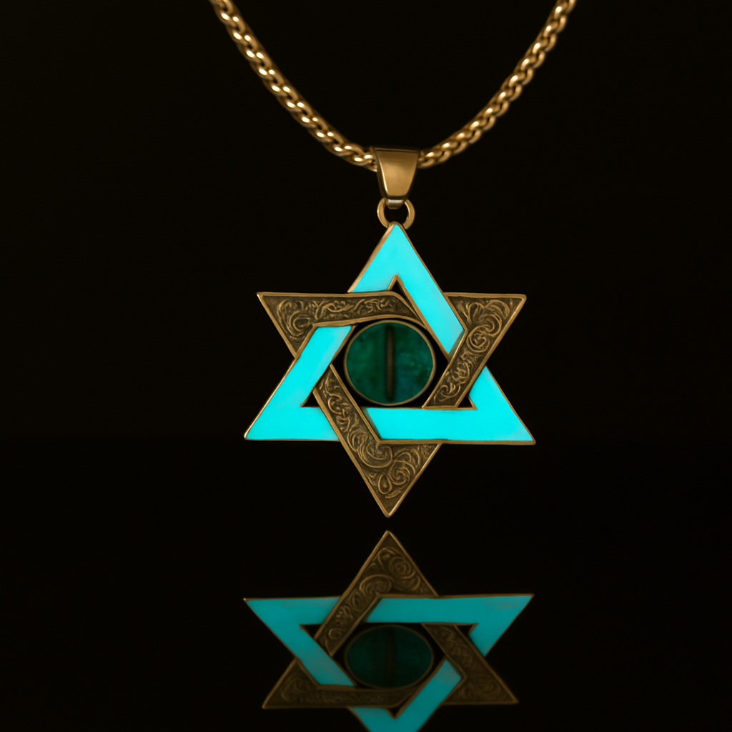 Hexaether Sigil - Nightglyphs Luminescent Necklace