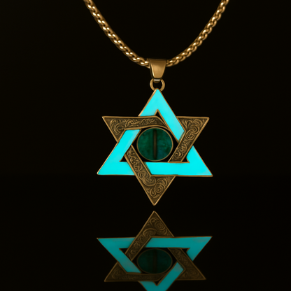 Hexaether Sigil - Nightglyphs Luminescent Necklace