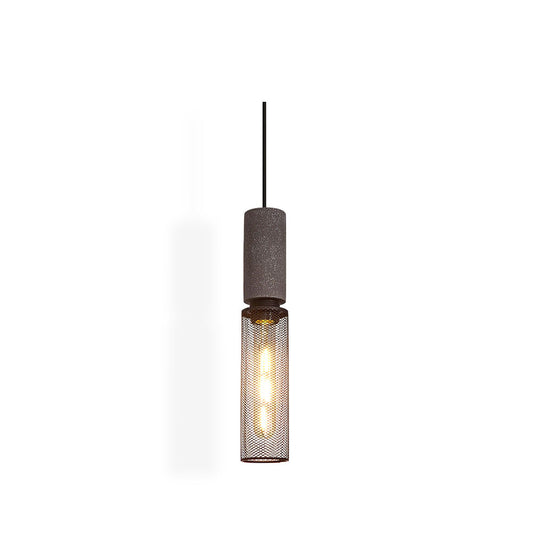 Concrete Cylinder Pendant Lighting