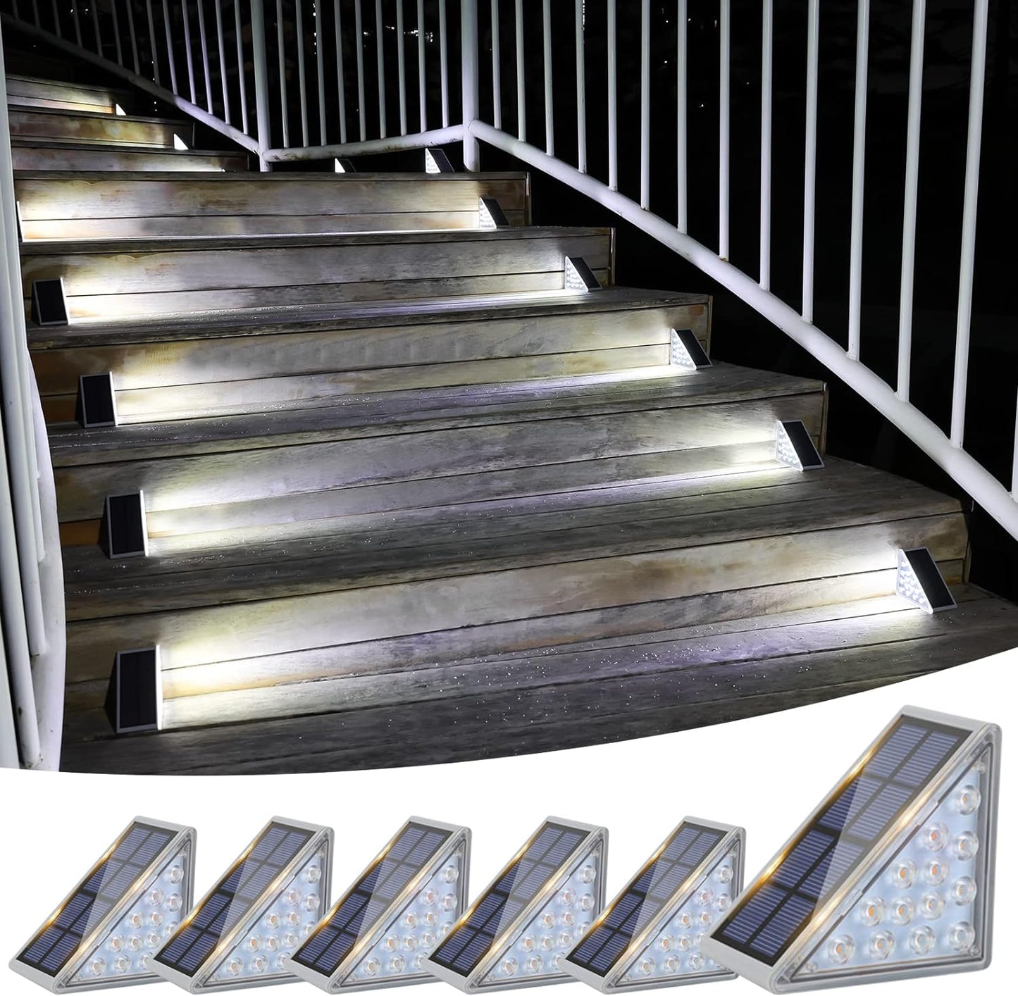Outdoor Solar Step Pathway Lights