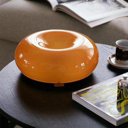 Donut-Style Orange Ambient Table Lamp