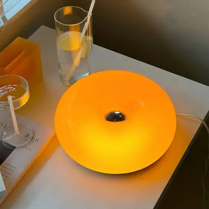 Donut-Style Orange Ambient Table Lamp