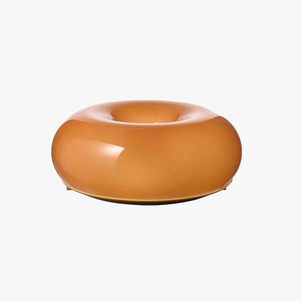 Donut-Style Orange Ambient Table Lamp