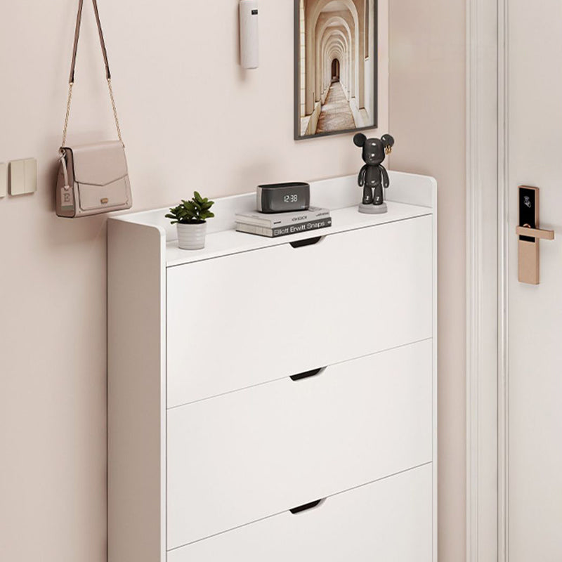 Ultra Slim Shoe Cabinet – Solid Wood Entryway Storage 2–3 Tier