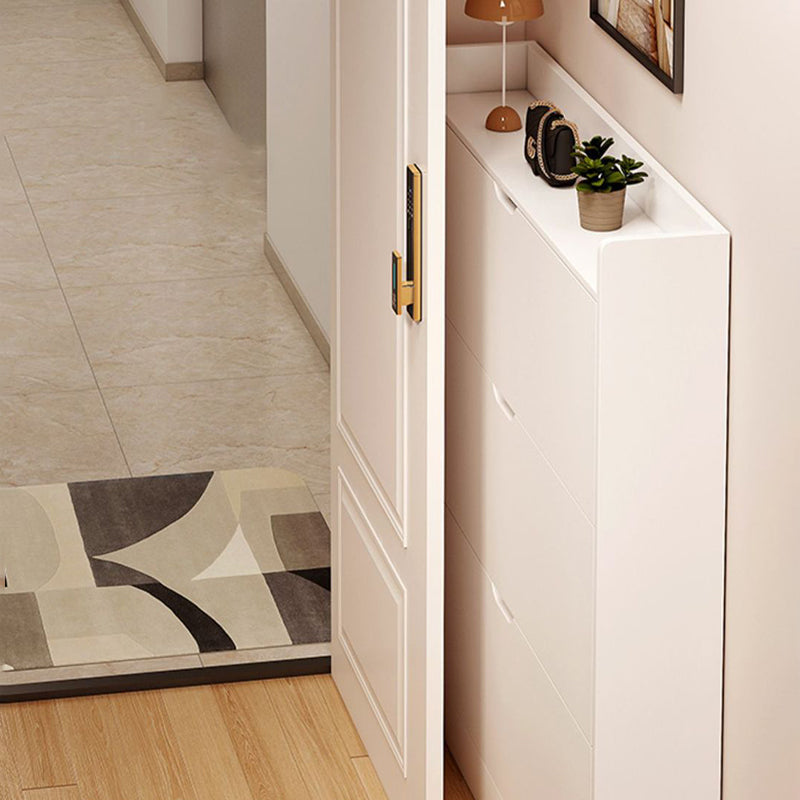 Ultra Slim Shoe Cabinet – Solid Wood Entryway Storage 2–3 Tier