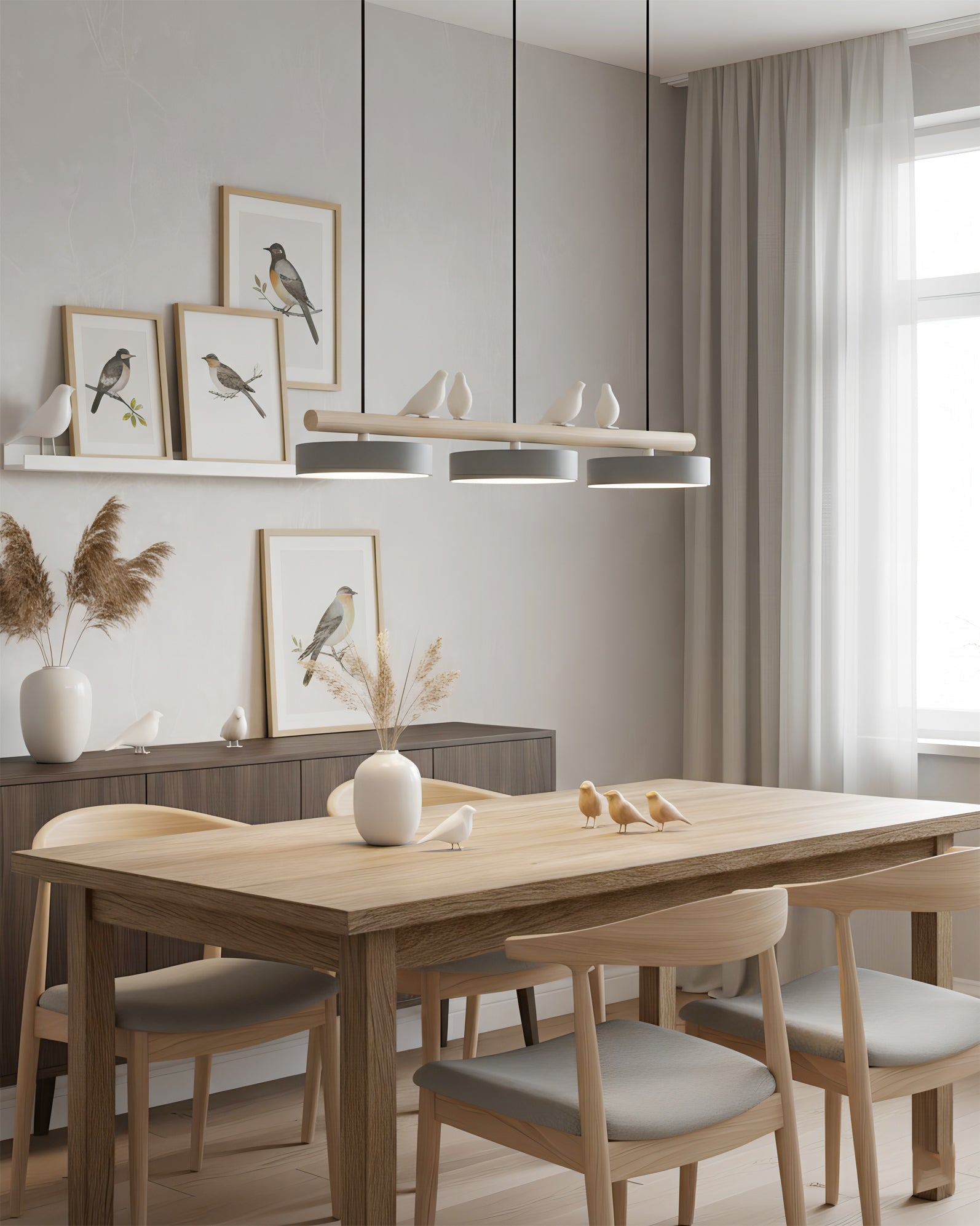 Bird Branch Linear Chandelier