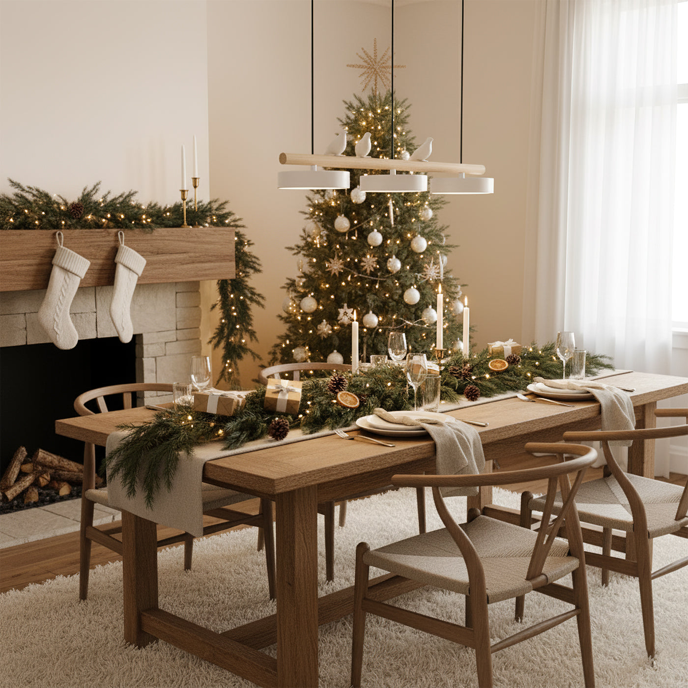 Bird Branch Linear Chandelier