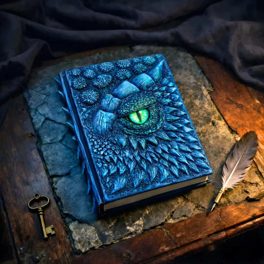 3D Dragon Eye Embossed Journal