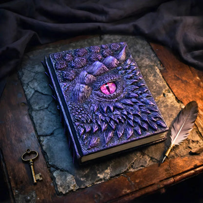 3D Dragon Eye Embossed Journal