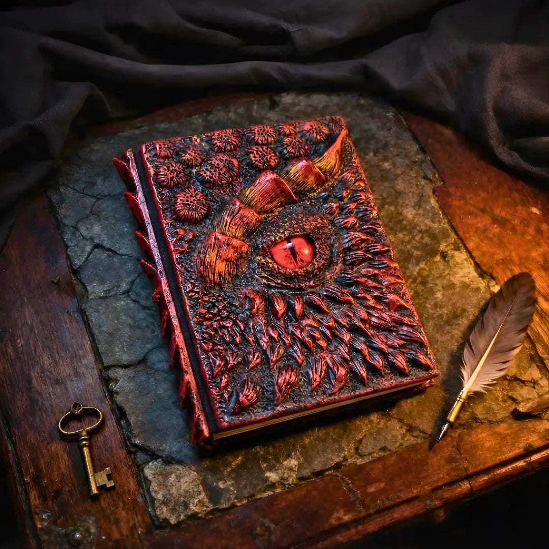 3D Dragon Eye Embossed Journal