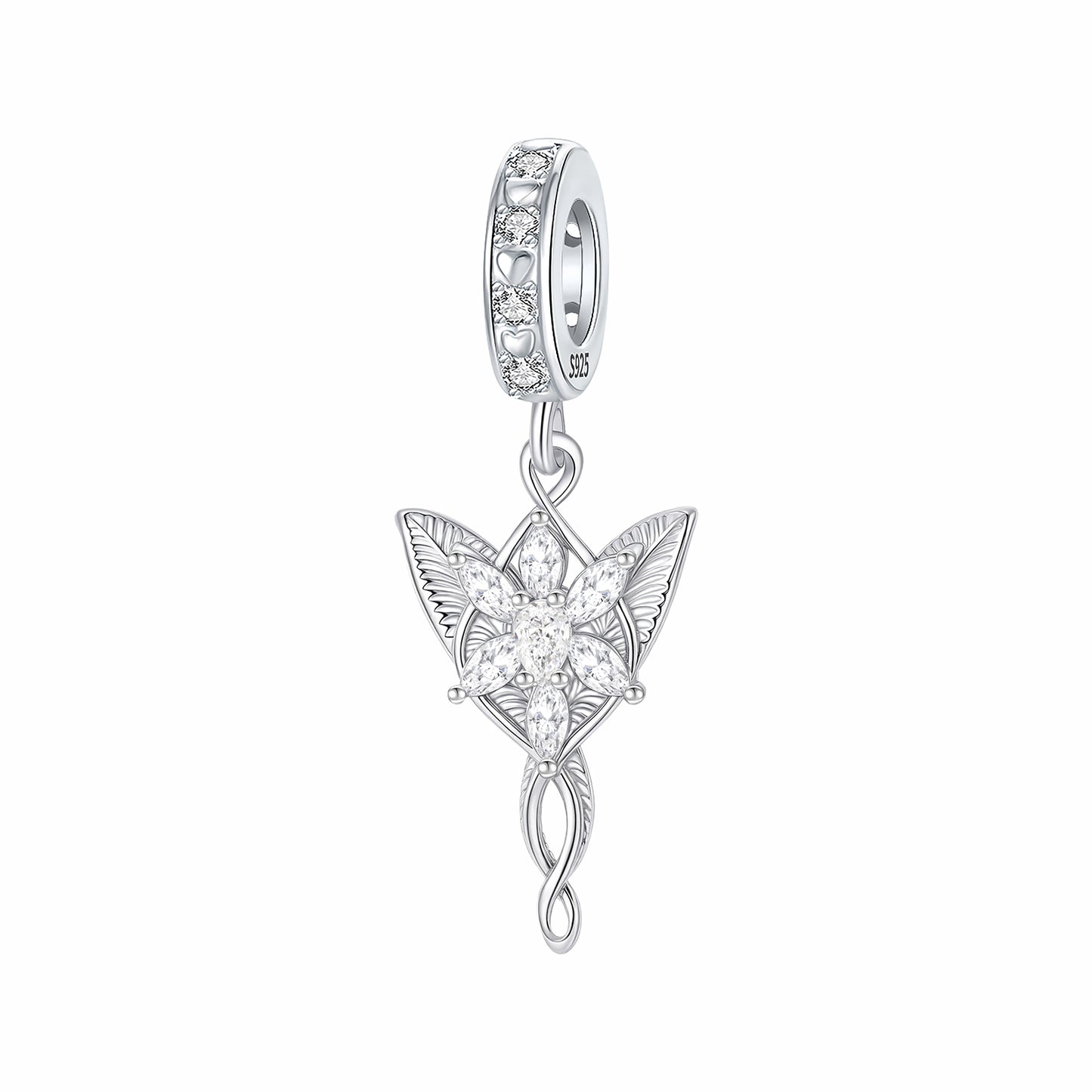 Evenstar of Alfheim Charm – 925 Sterling Silver