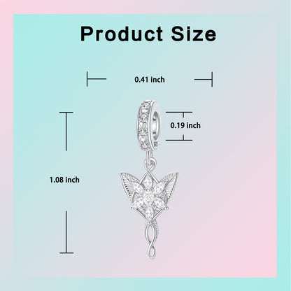 Evenstar of Alfheim Charm – 925 Sterling Silver