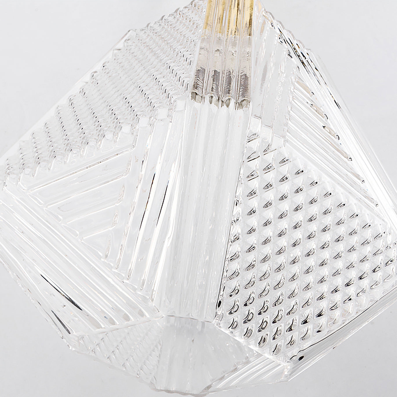 Diamond Glass Flush Mount Ceiling Light