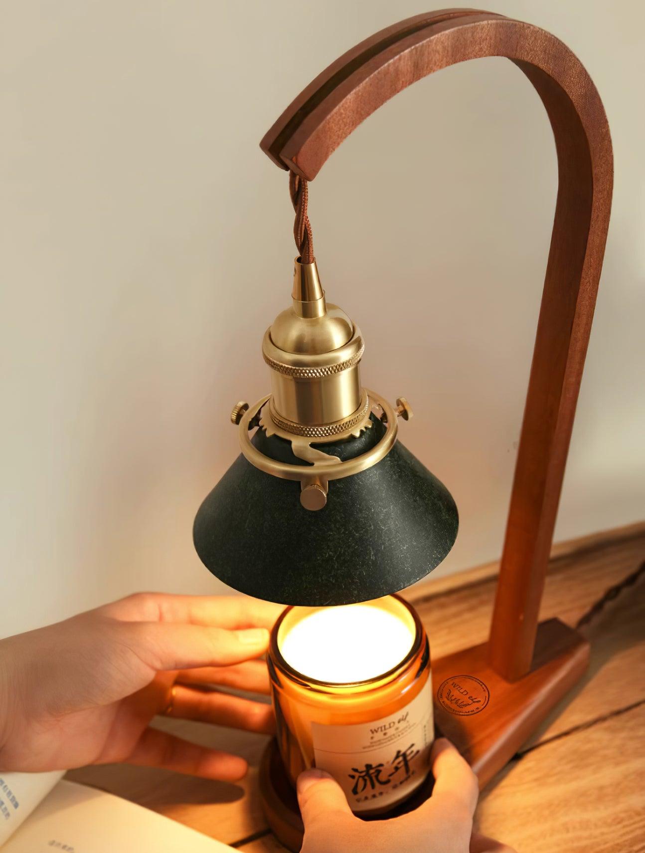 Modern Angled Arm Candle Warmer Lamp