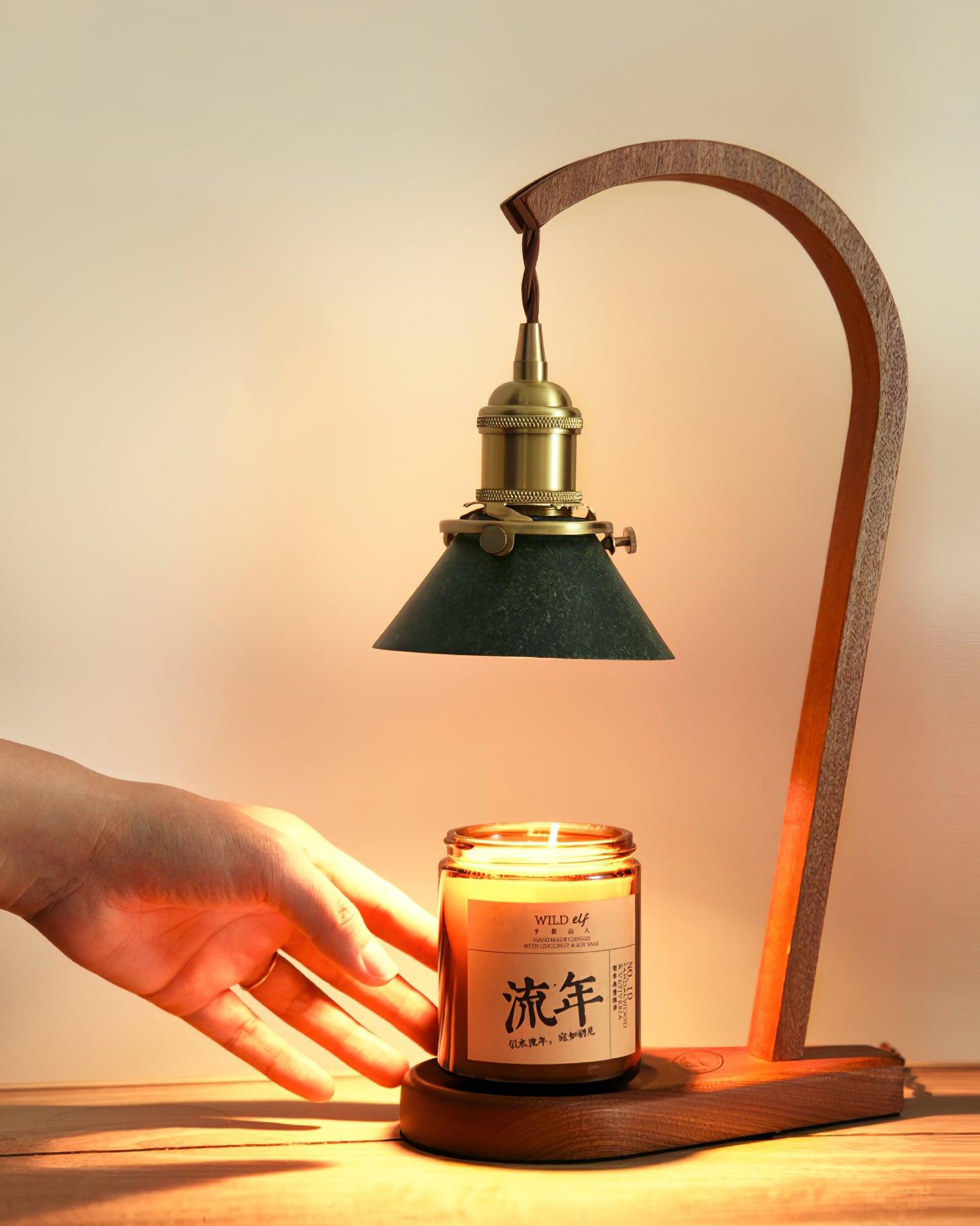 Modern Angled Arm Candle Warmer Lamp