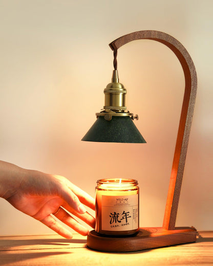 Modern Angled Arm Candle Warmer Lamp