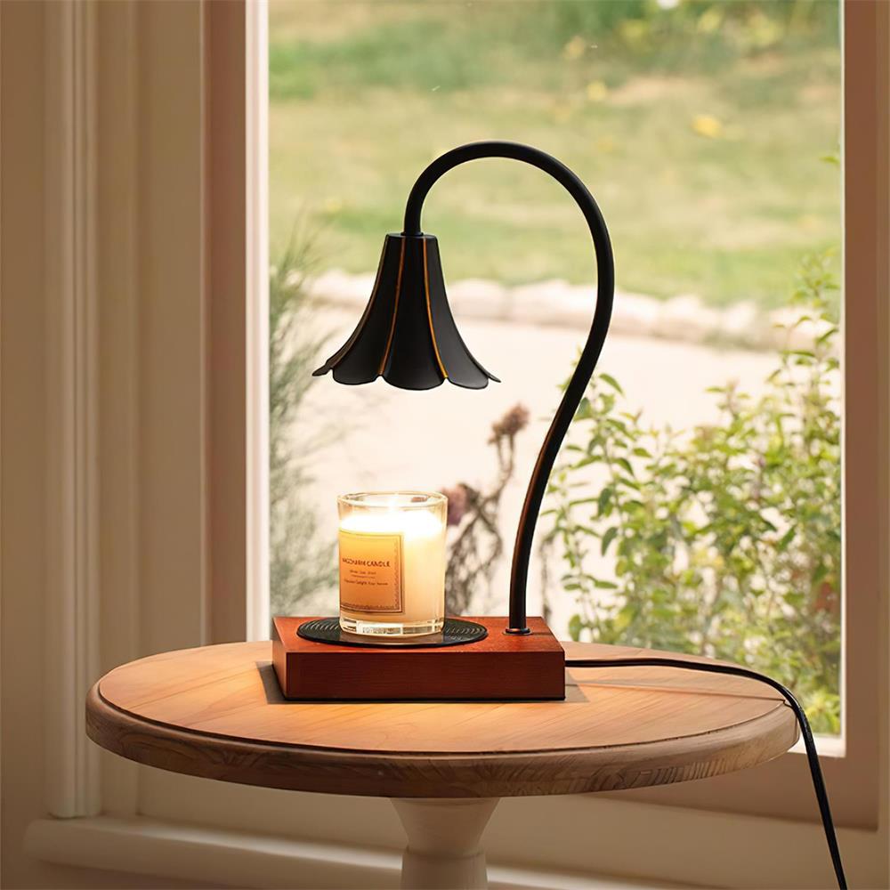 Arched Metal Frame Candle Warmer Lamp