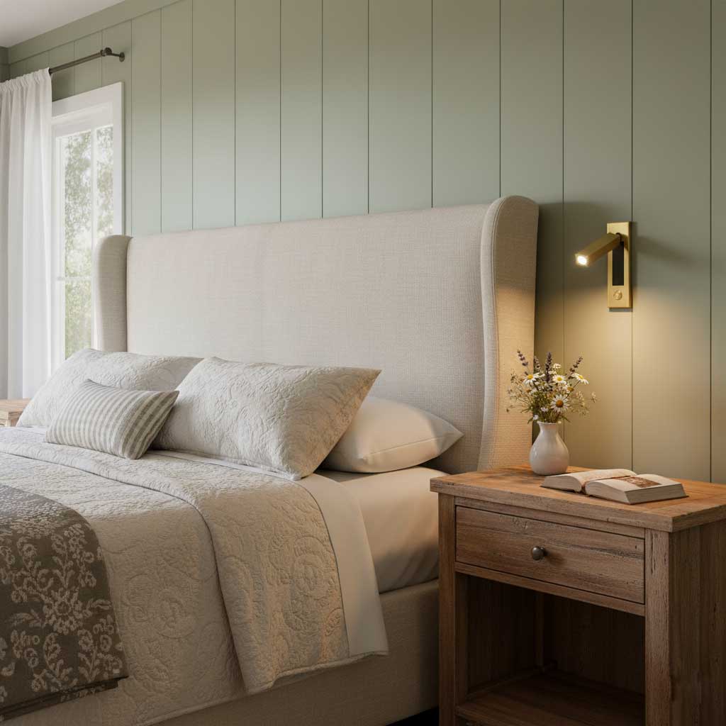 Inset Bedside Reading Wall Light