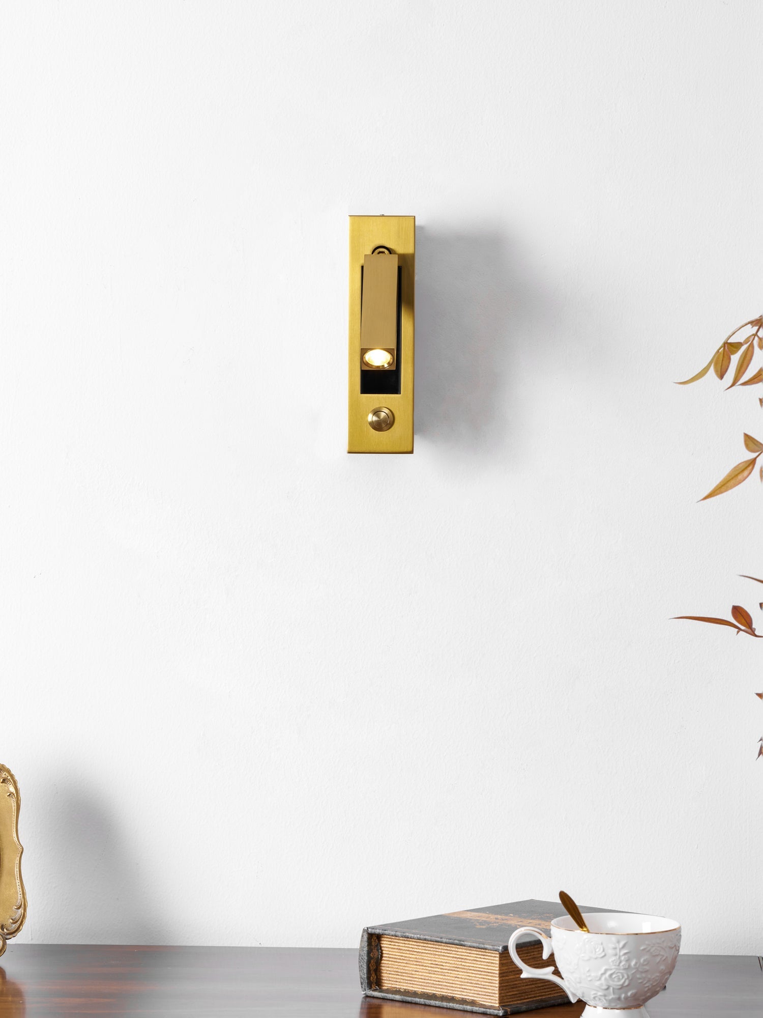 Inset Bedside Reading Wall Light