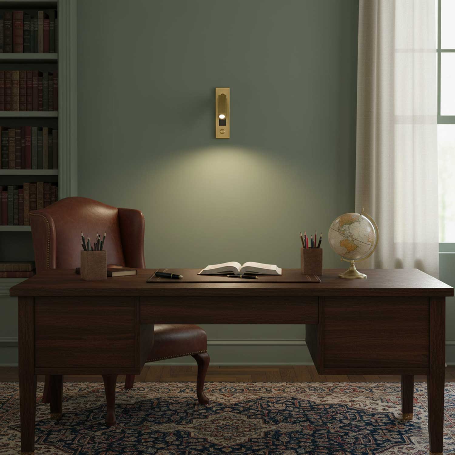 Inset Bedside Reading Wall Light