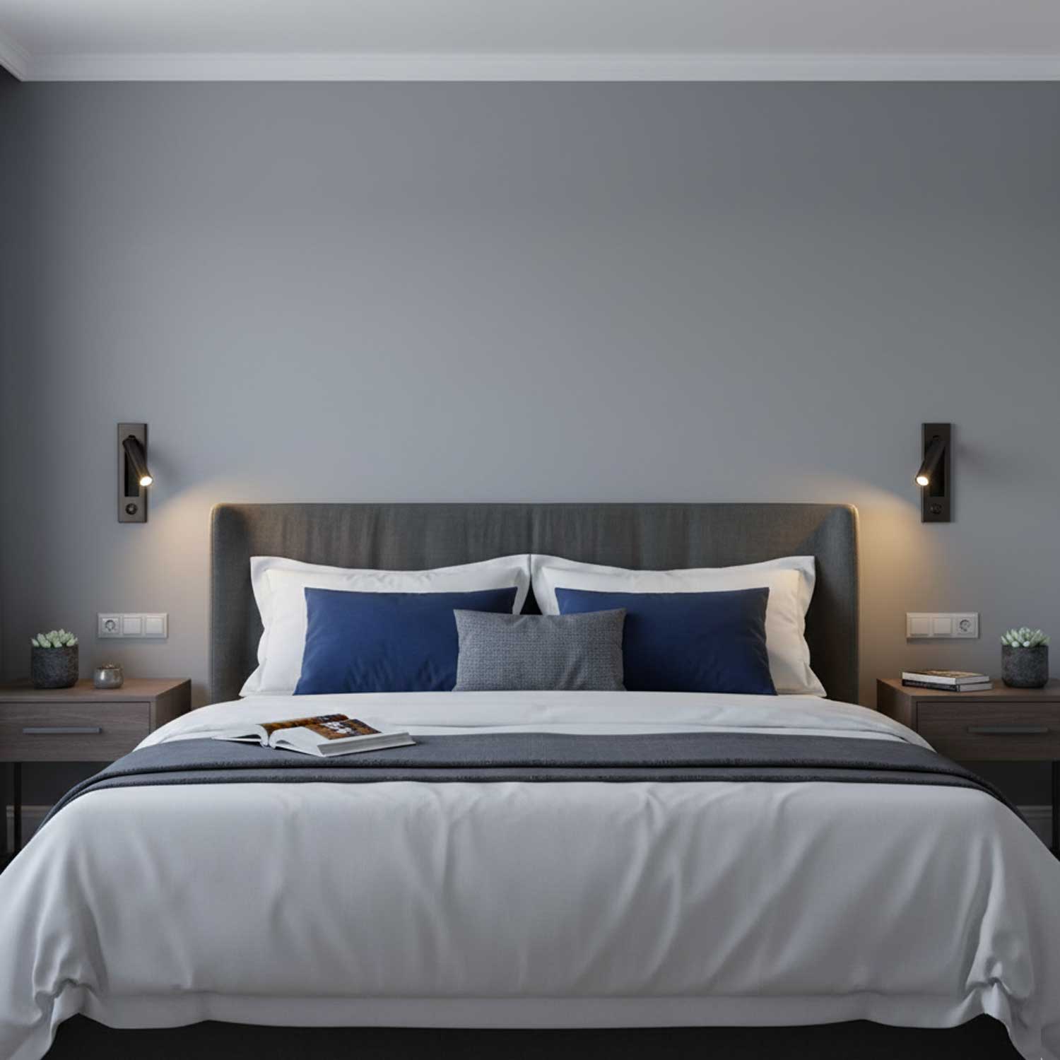 Inset Bedside Reading Wall Light