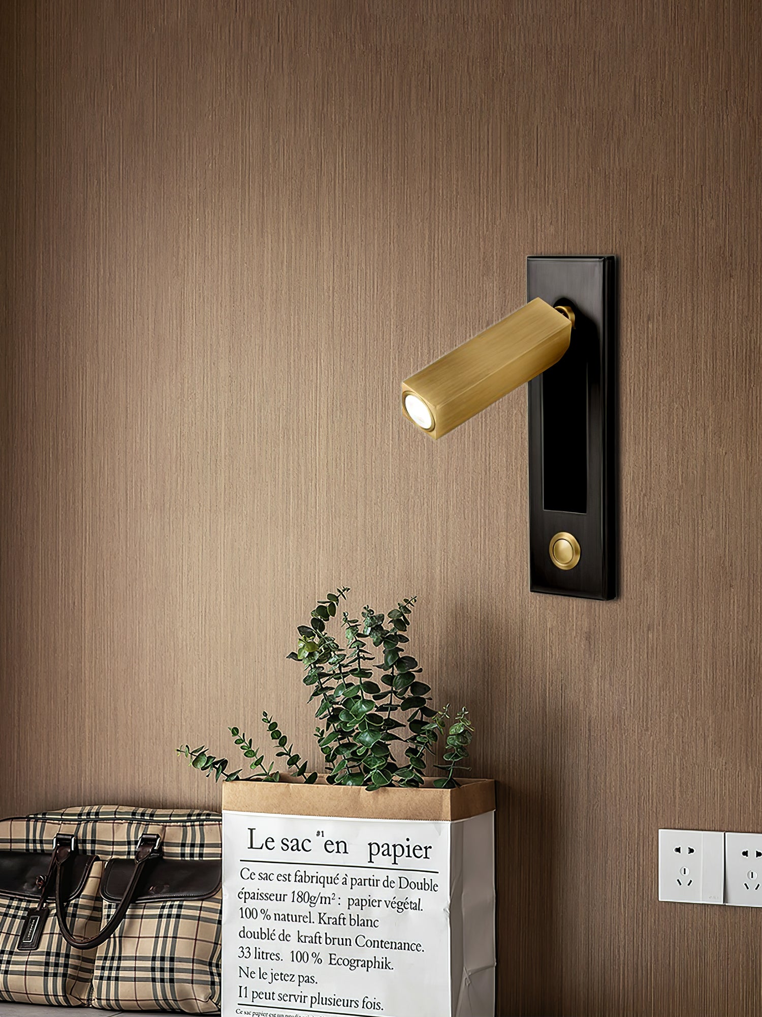 Inset Bedside Reading Wall Light