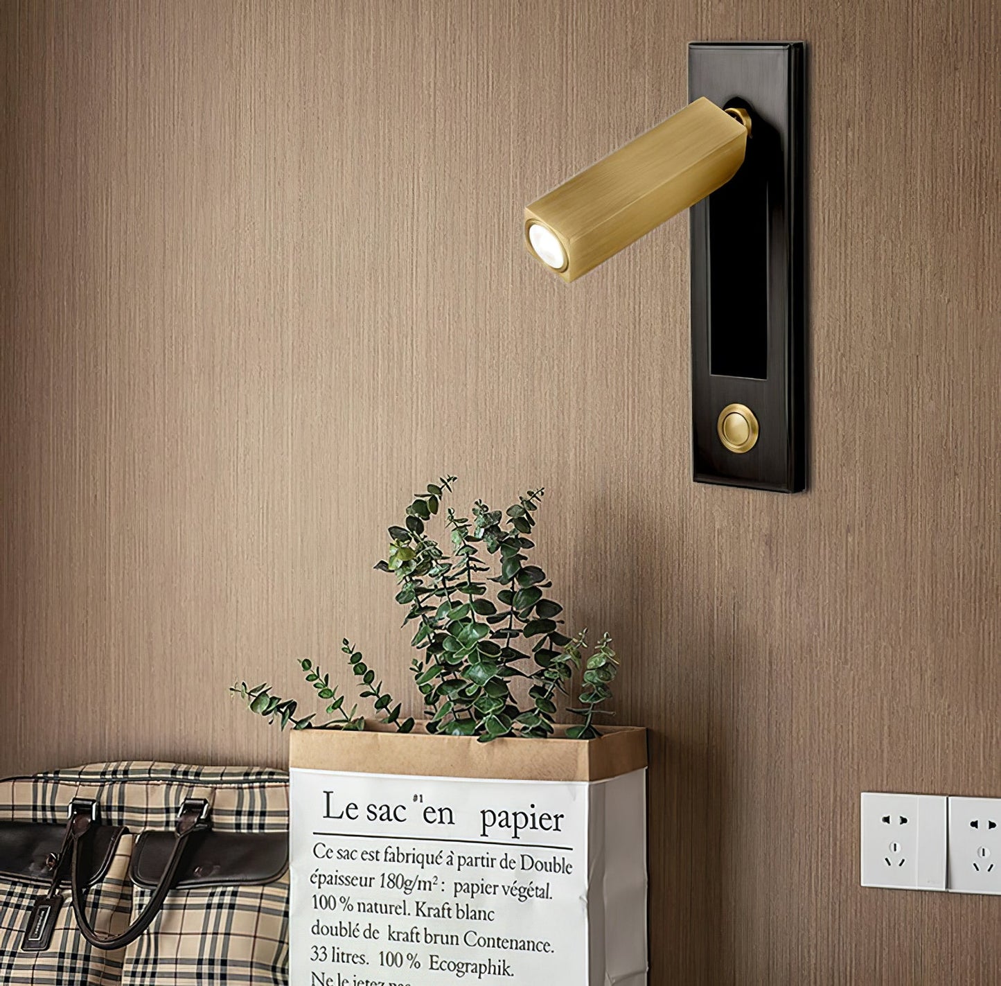 Inset Bedside Reading Wall Light