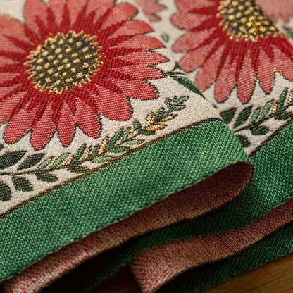 Floral Table Runner | Pattern with Tassels