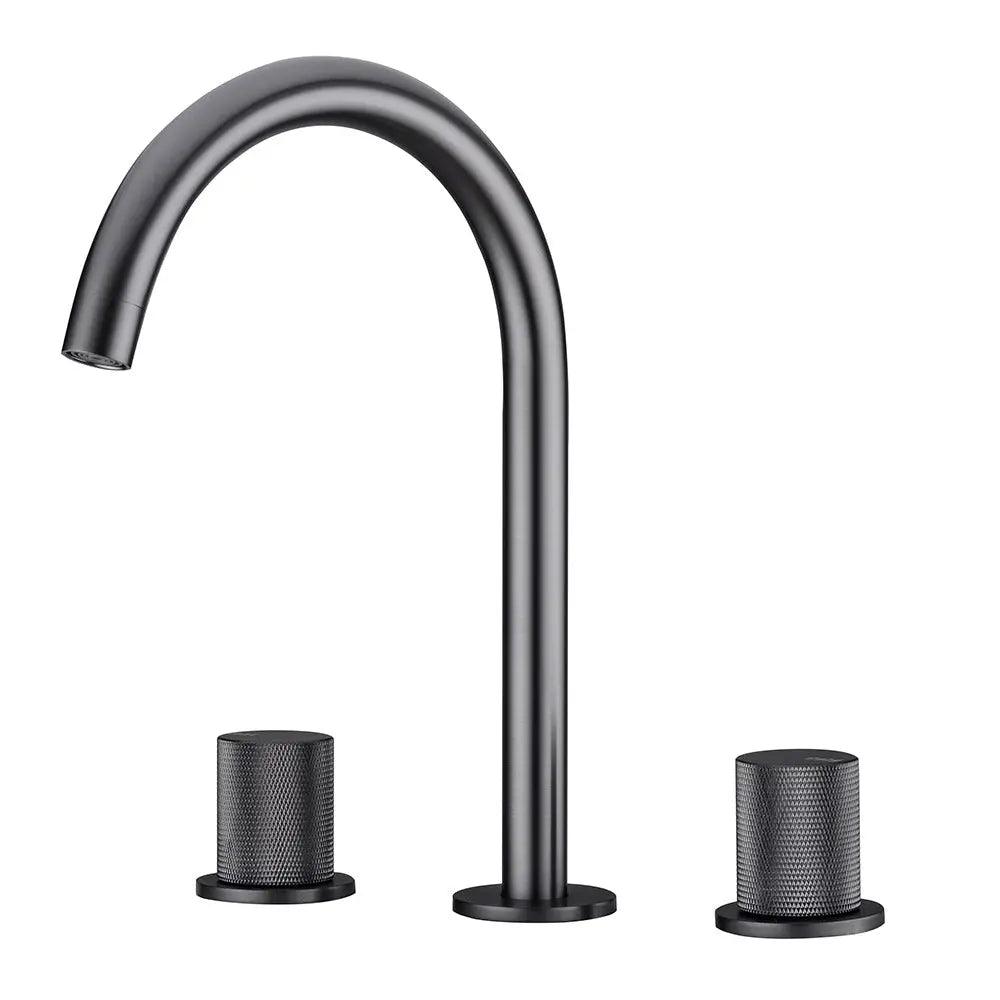 Evelina - Deck Mounted Bathroom Sink Faucets BO-HA Space Gray