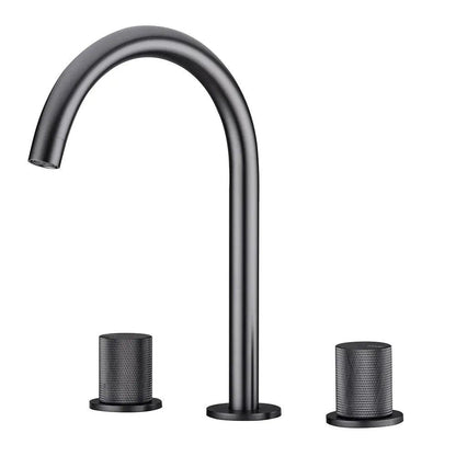 Evelina - Deck Mounted Bathroom Sink Faucets BO-HA Space Gray