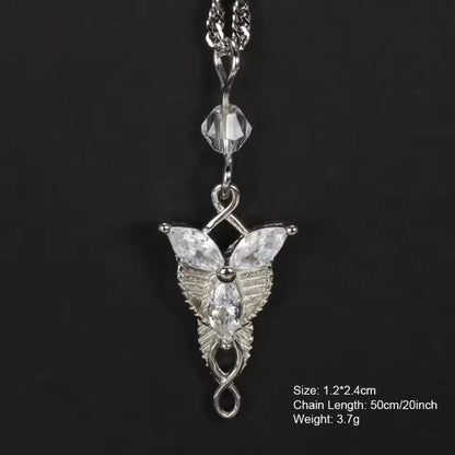 Evenstar of Alfheim Pendant Necklace – 925 Sterling Silver