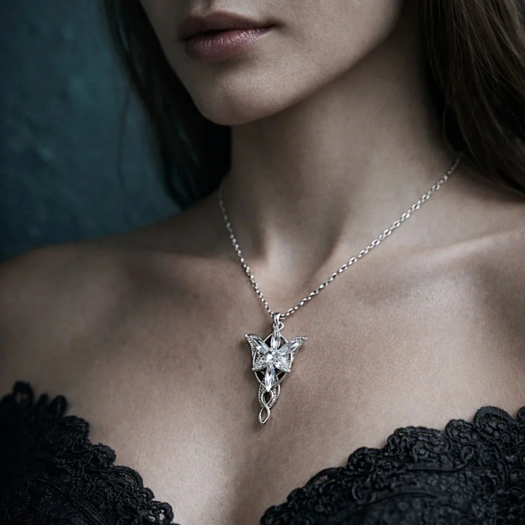 Evenstar of Alfheim Pendant Necklace – 925 Sterling Silver