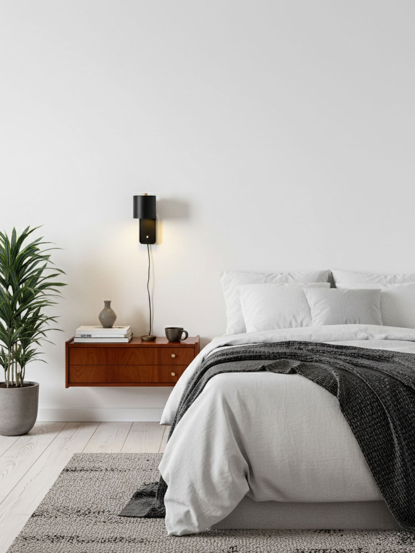 Plug-In Adjustable Cylinder Wall Light