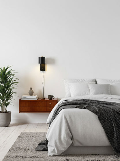 Plug-In Adjustable Cylinder Wall Light