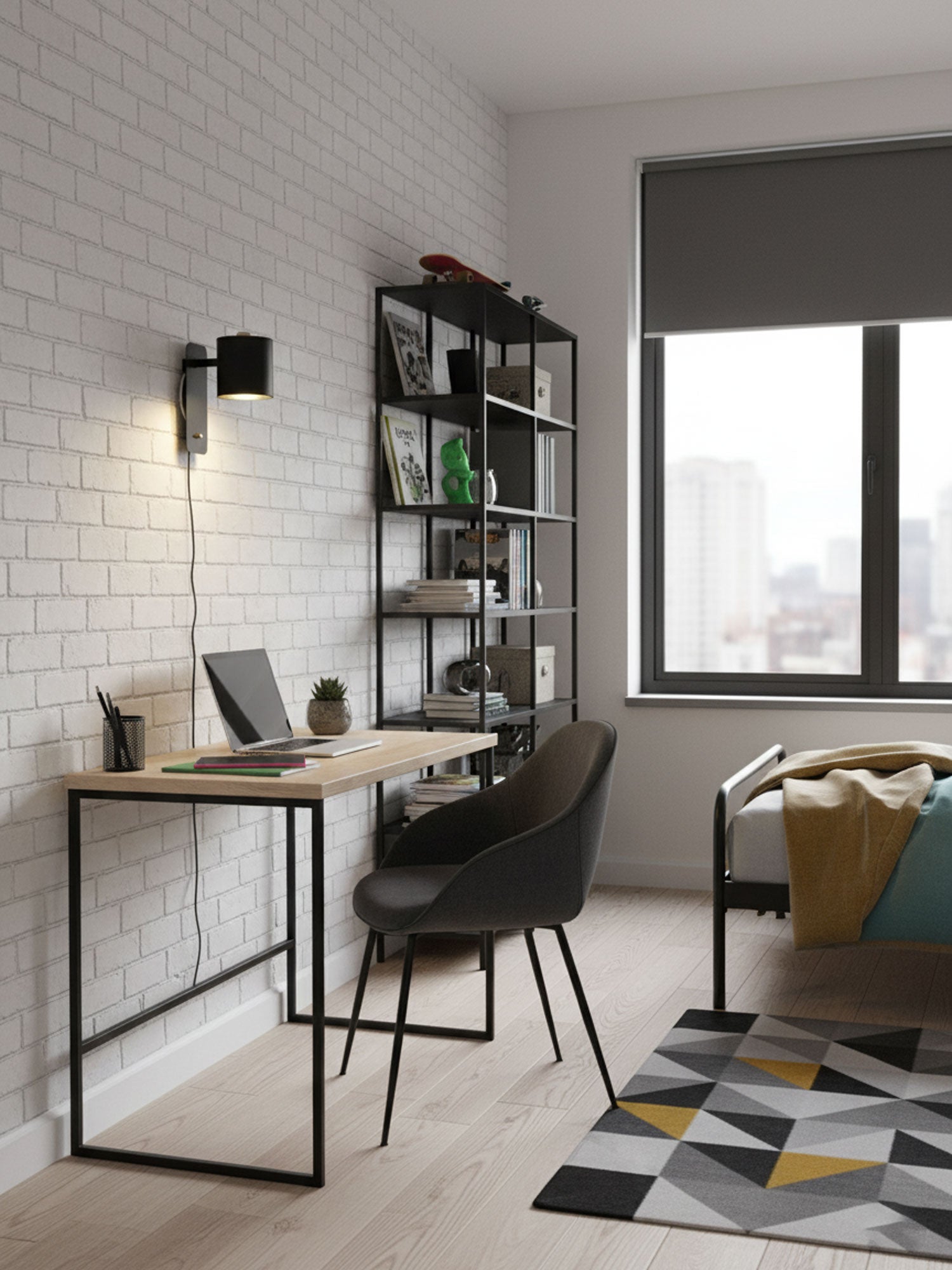 Plug-In Adjustable Cylinder Wall Light