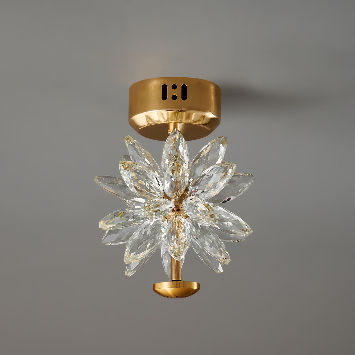 Crystal Floral Ceiling Light