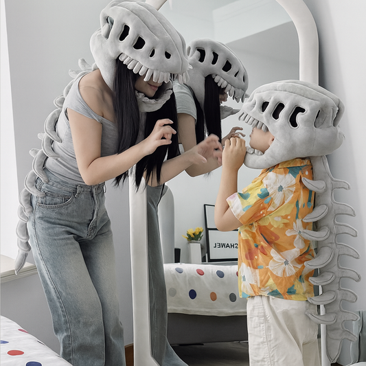 Plush Dinosaur Hooded Costume