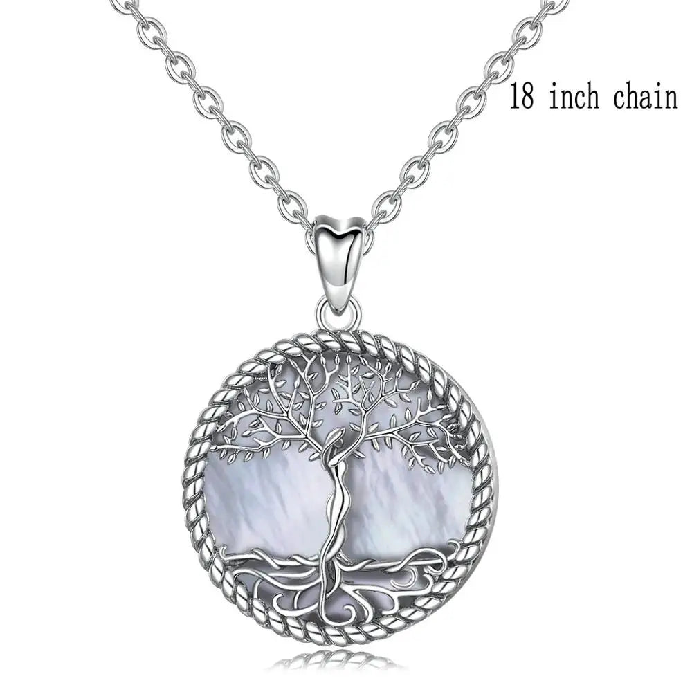 Yggdrasil Springbound Tree Pendant Necklace – 925 Sterling Silver
