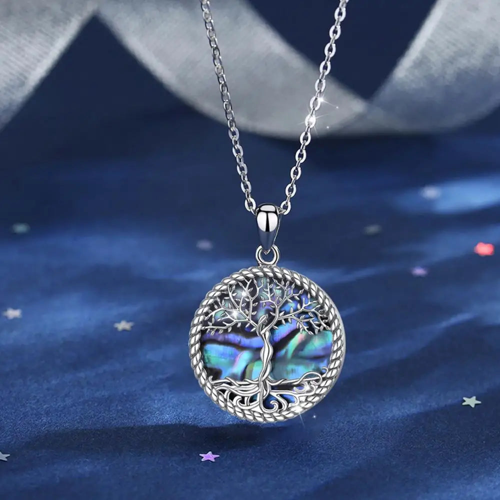 Yggdrasil Springbound Tree Pendant Necklace – 925 Sterling Silver