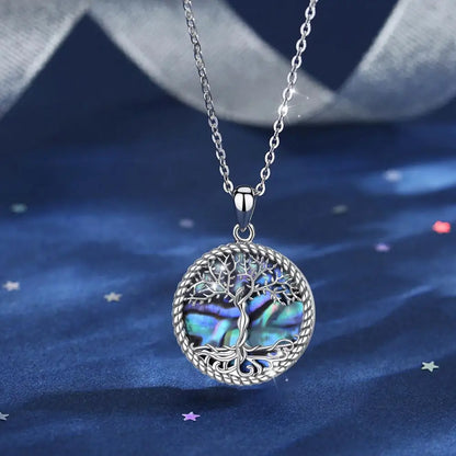 Yggdrasil Springbound Tree Pendant Necklace – 925 Sterling Silver