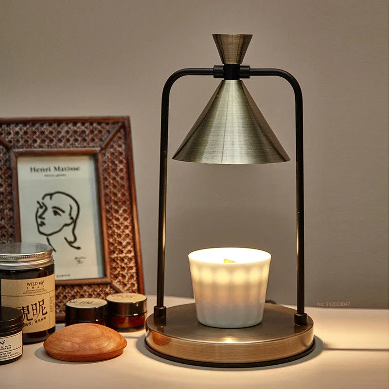 Metal Lantern Candle Warmer Lamp