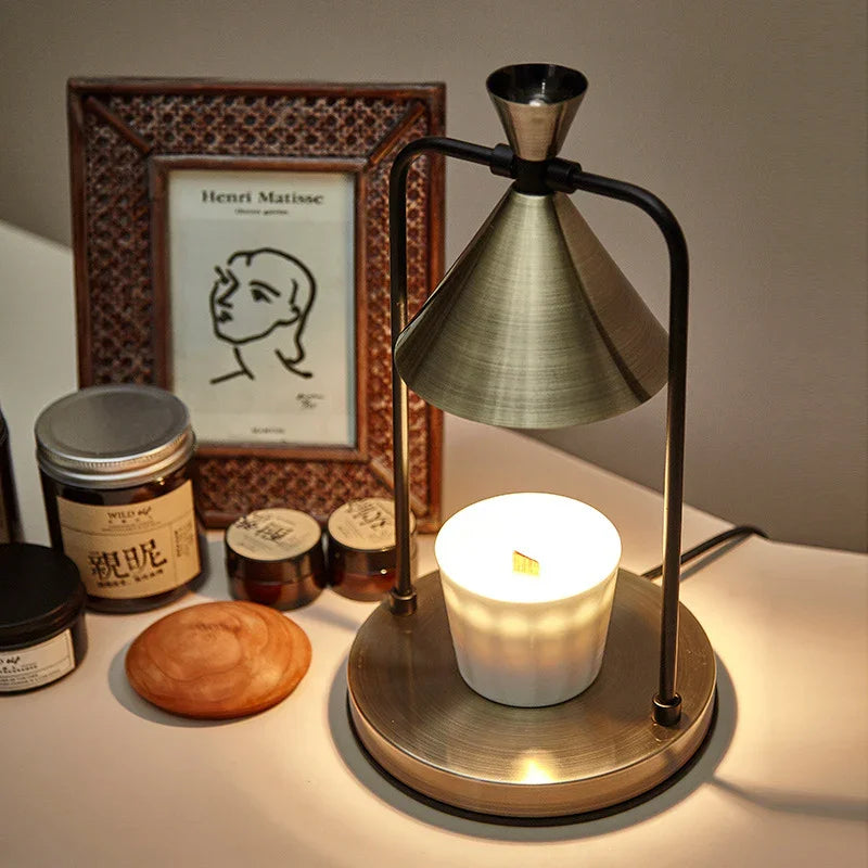 Metal Lantern Candle Warmer Lamp