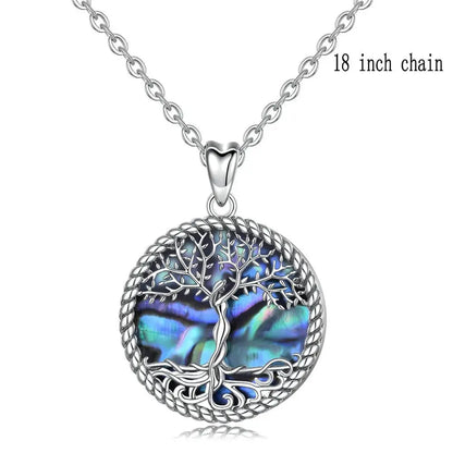 Yggdrasil Springbound Tree Pendant Necklace – 925 Sterling Silver