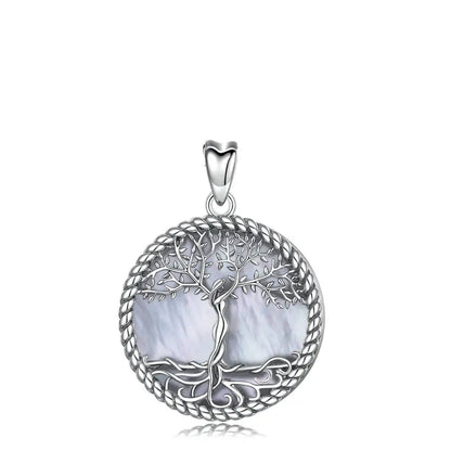 Yggdrasil Springbound Tree Pendant Necklace – 925 Sterling Silver