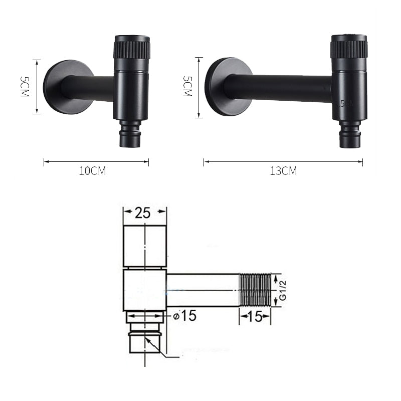 Kol - Modern Water Spigot Outdoor Faucet Hose Spigot BO-HA