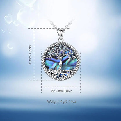 Yggdrasil Springbound Tree Pendant Necklace – 925 Sterling Silver